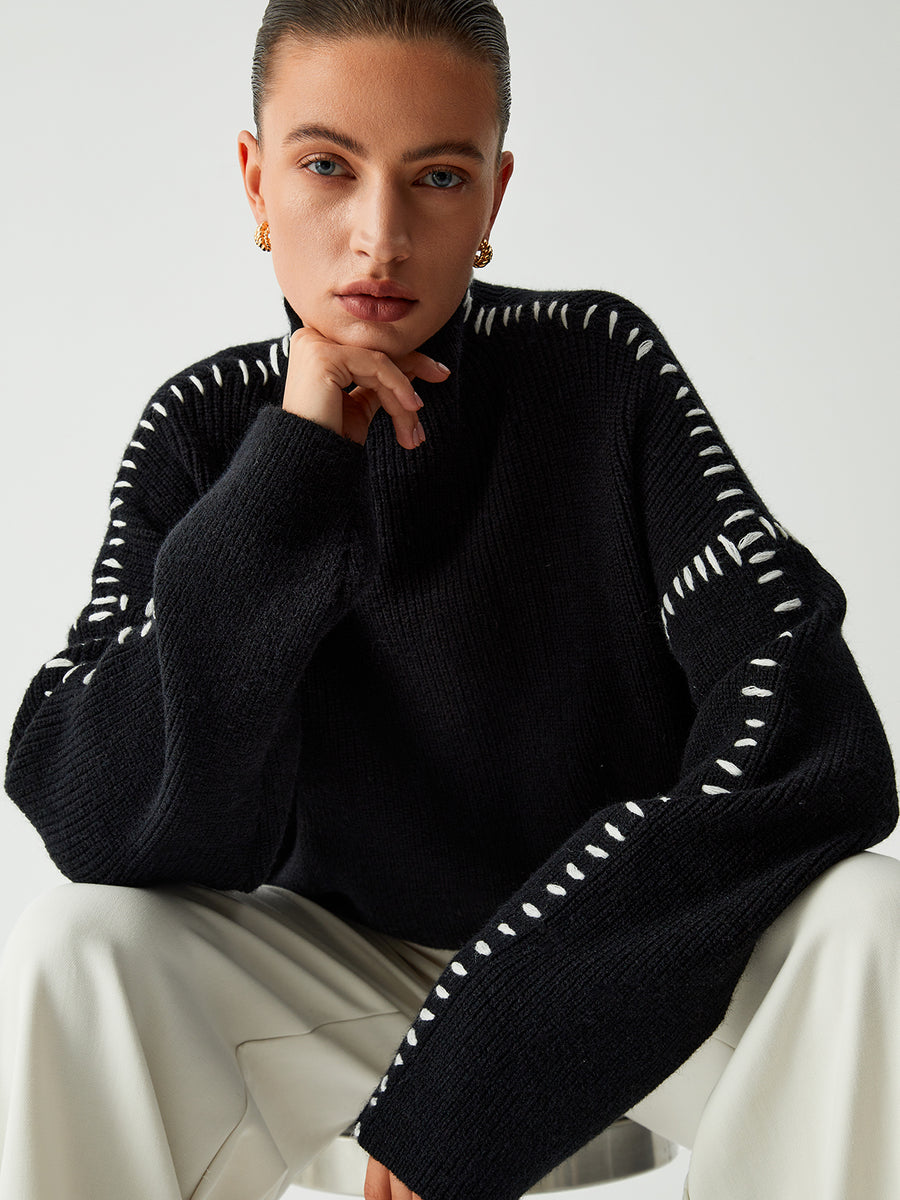 Oversize Turtleneck Sweater