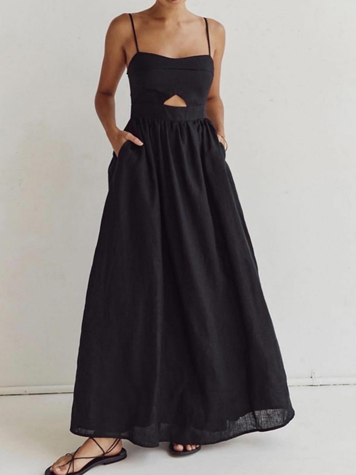 Midnight Elegance Black Dress