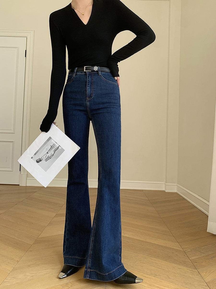 Wide Leg High Waist Jeans