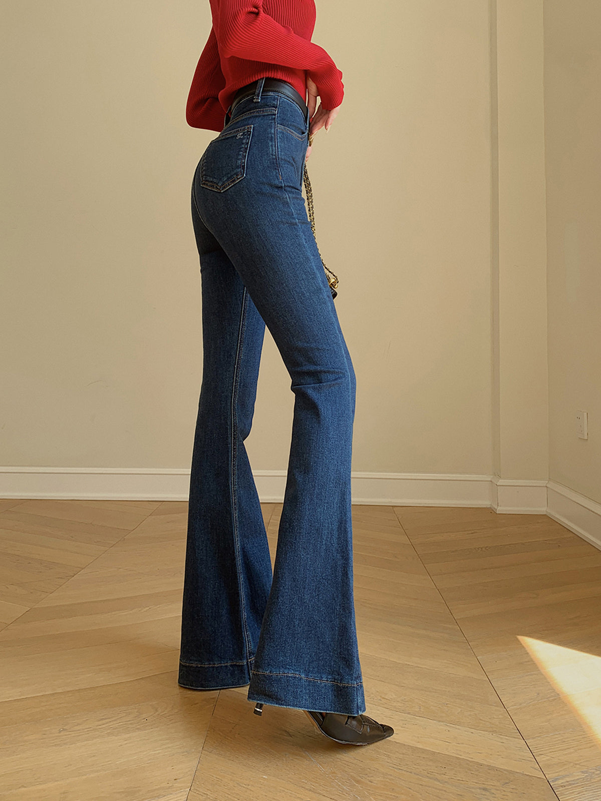 Wide Leg High Waist Jeans