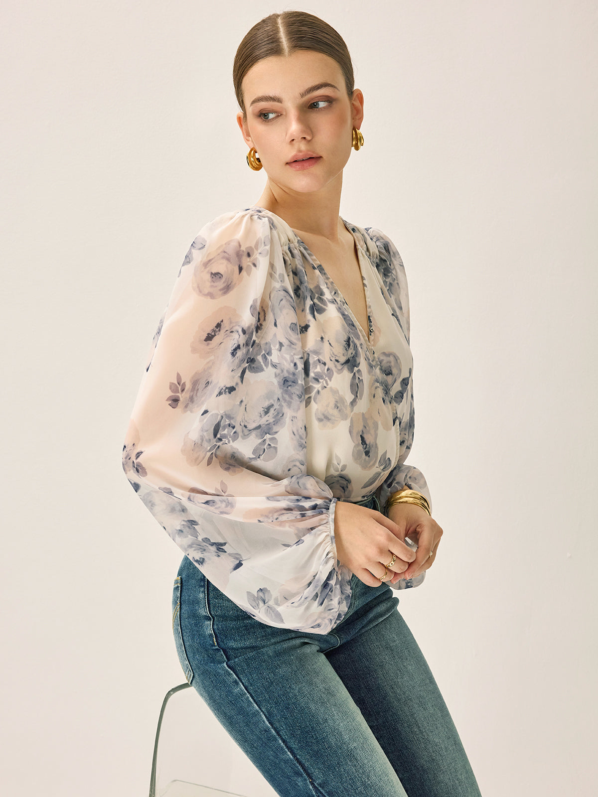 Celestina Chiffon Blouse