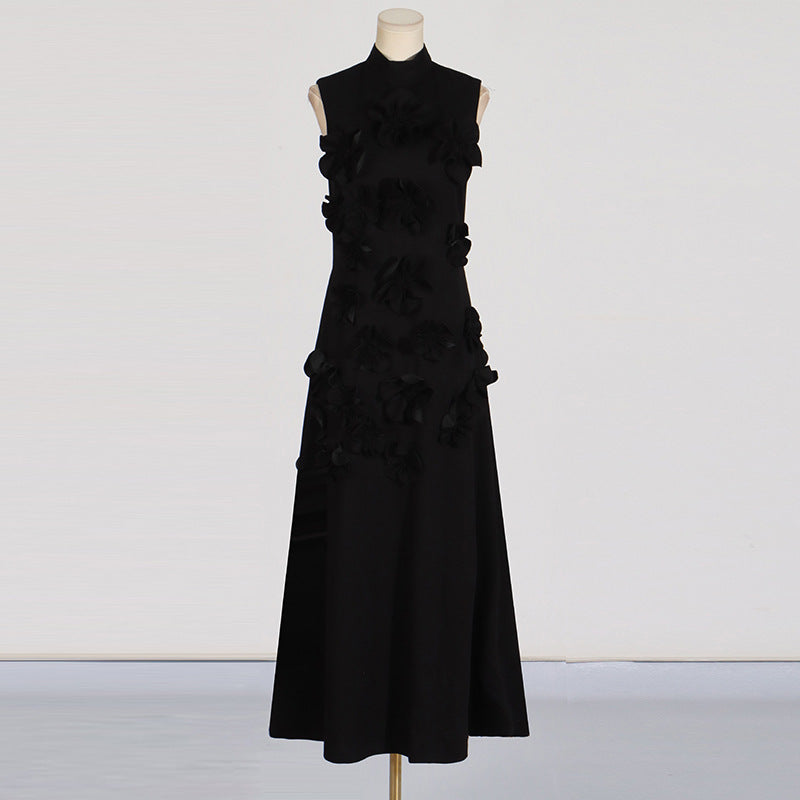 Bloom Allure 3D Floral Maxi Dress