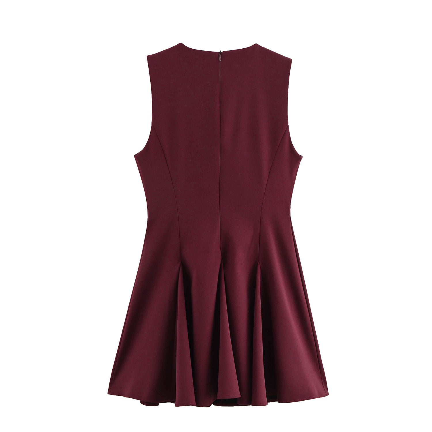 Double Bow Detailed A-Line Mini Dress