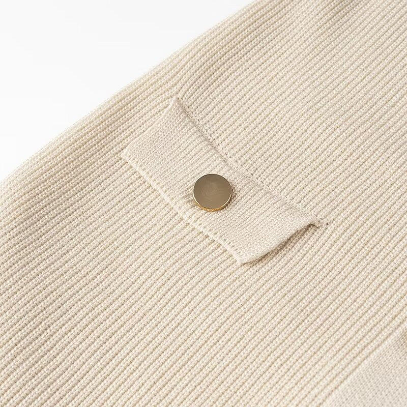 Royal Chic Button Detail Midi Dress