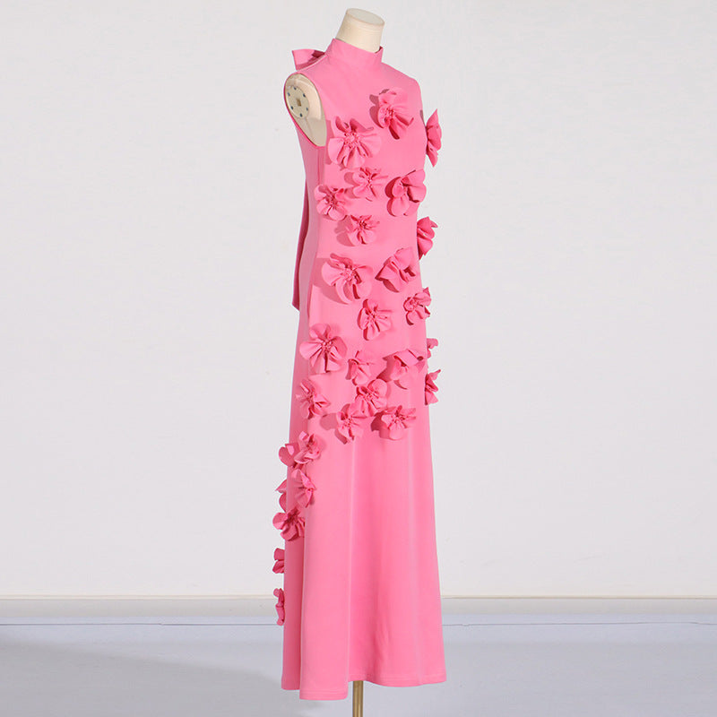 Bloom Allure 3D Floral Maxi Dress