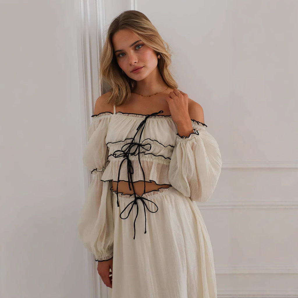 Vintage Dream Tulle Maxi Set