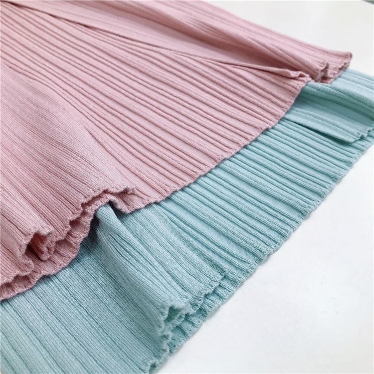 Elegant Pleated Long Dress