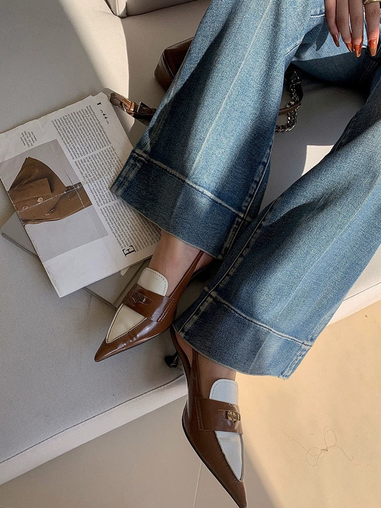 Savanna Wide Leg Denim Trousers