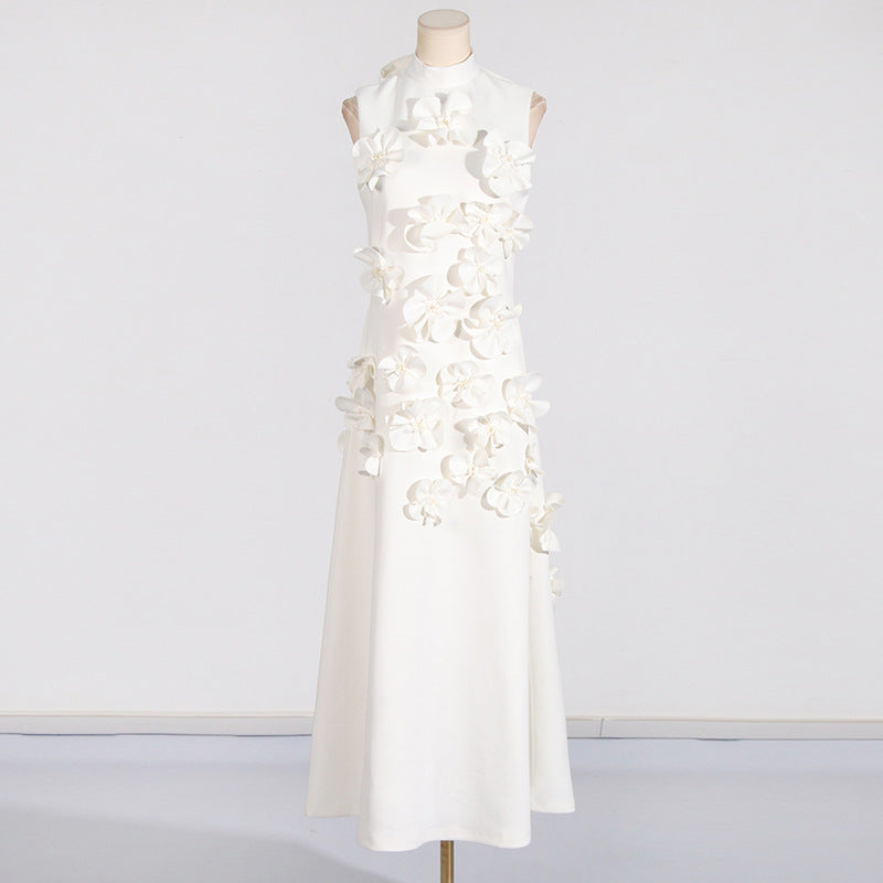 Bloom Allure 3D Floral Maxi Dress