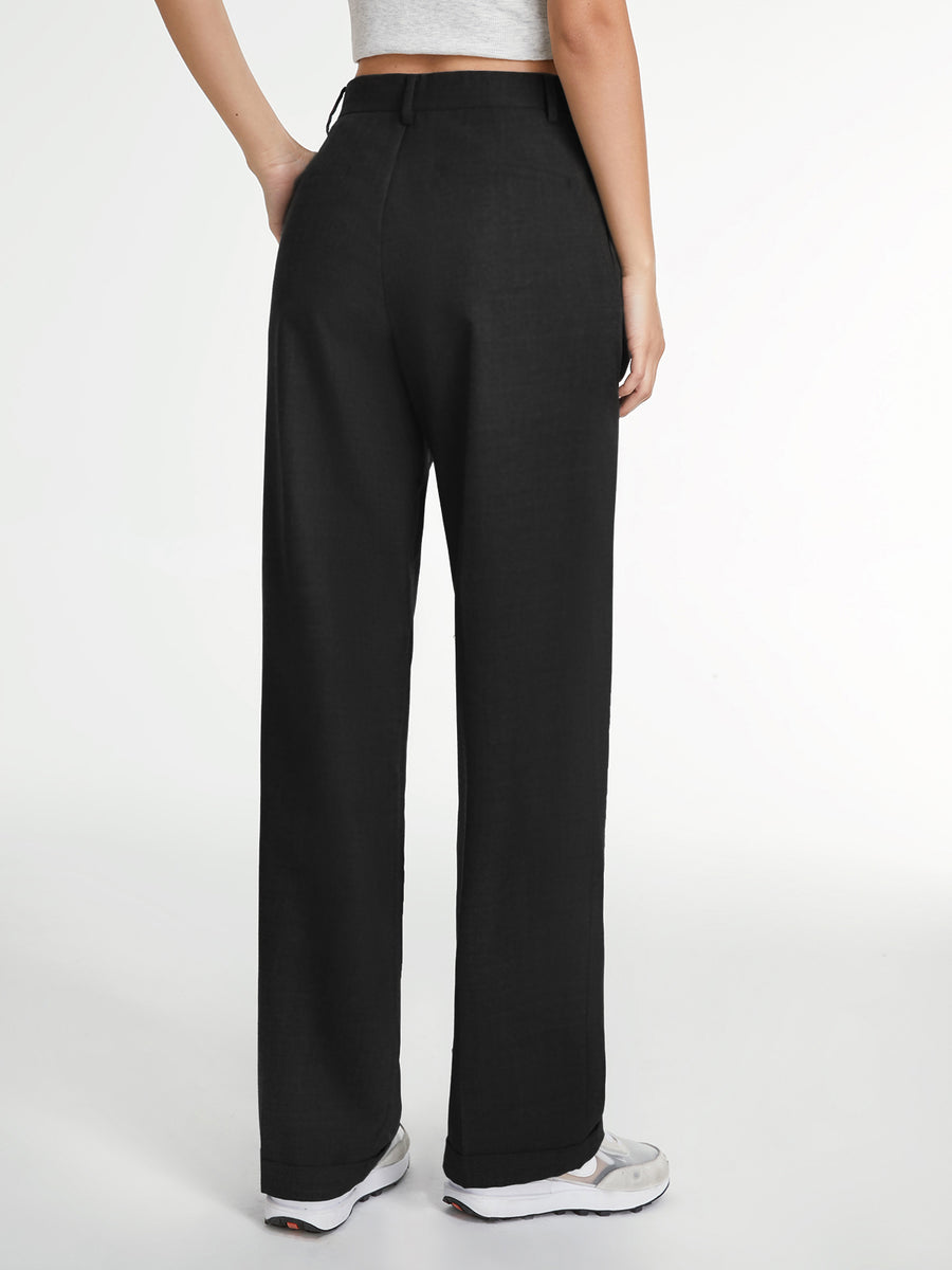 Wide Leg High Waist Trousers Product Description