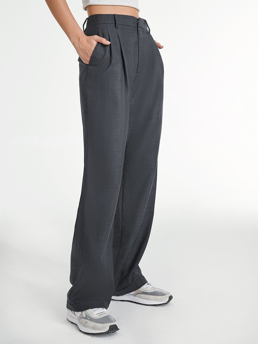 Wide Leg High Waist Trousers Product Description