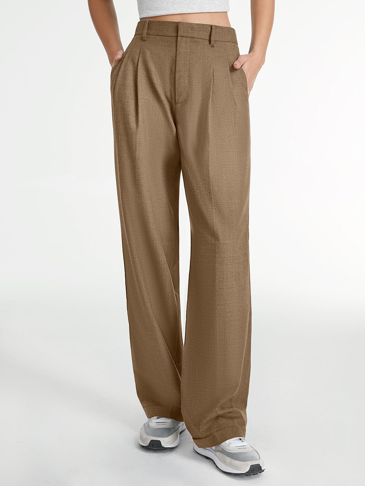 Wide Leg High Waist Trousers Product Description