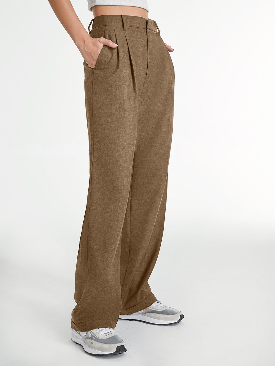 Wide Leg High Waist Trousers Product Description