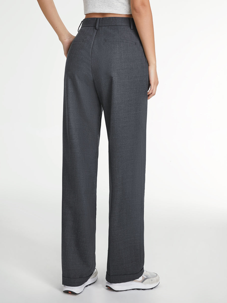 Wide Leg High Waist Trousers Product Description