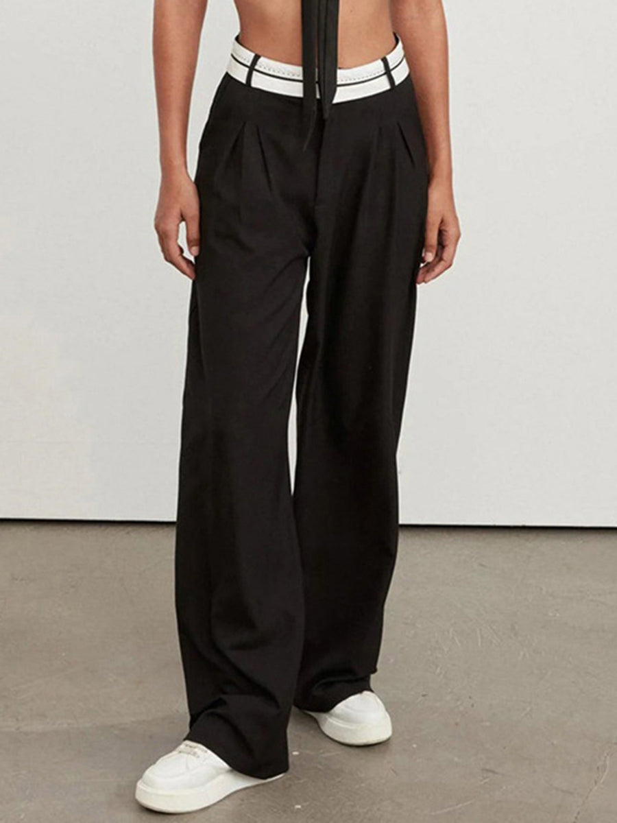 Pleated Loose Cut Trousers