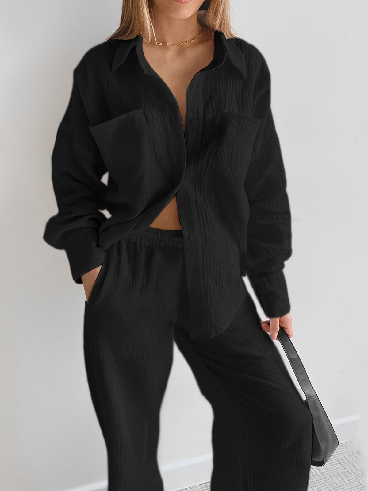 Minimalist Cotton Two Piece Suit