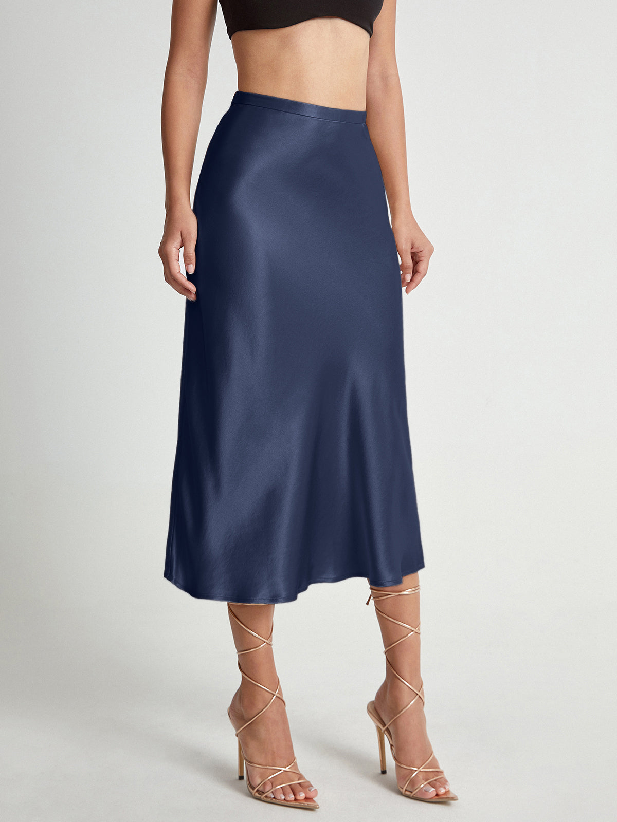 Satin Textured Skirt