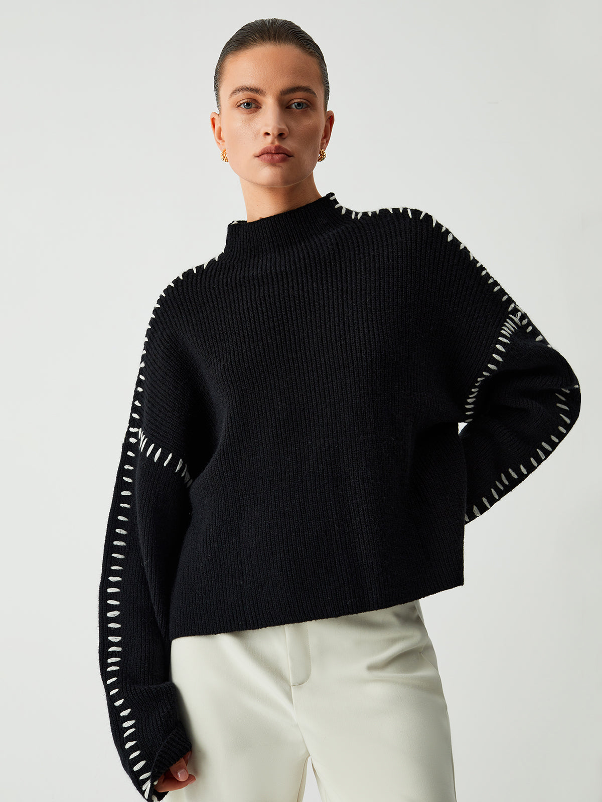 Oversize Turtleneck Sweater