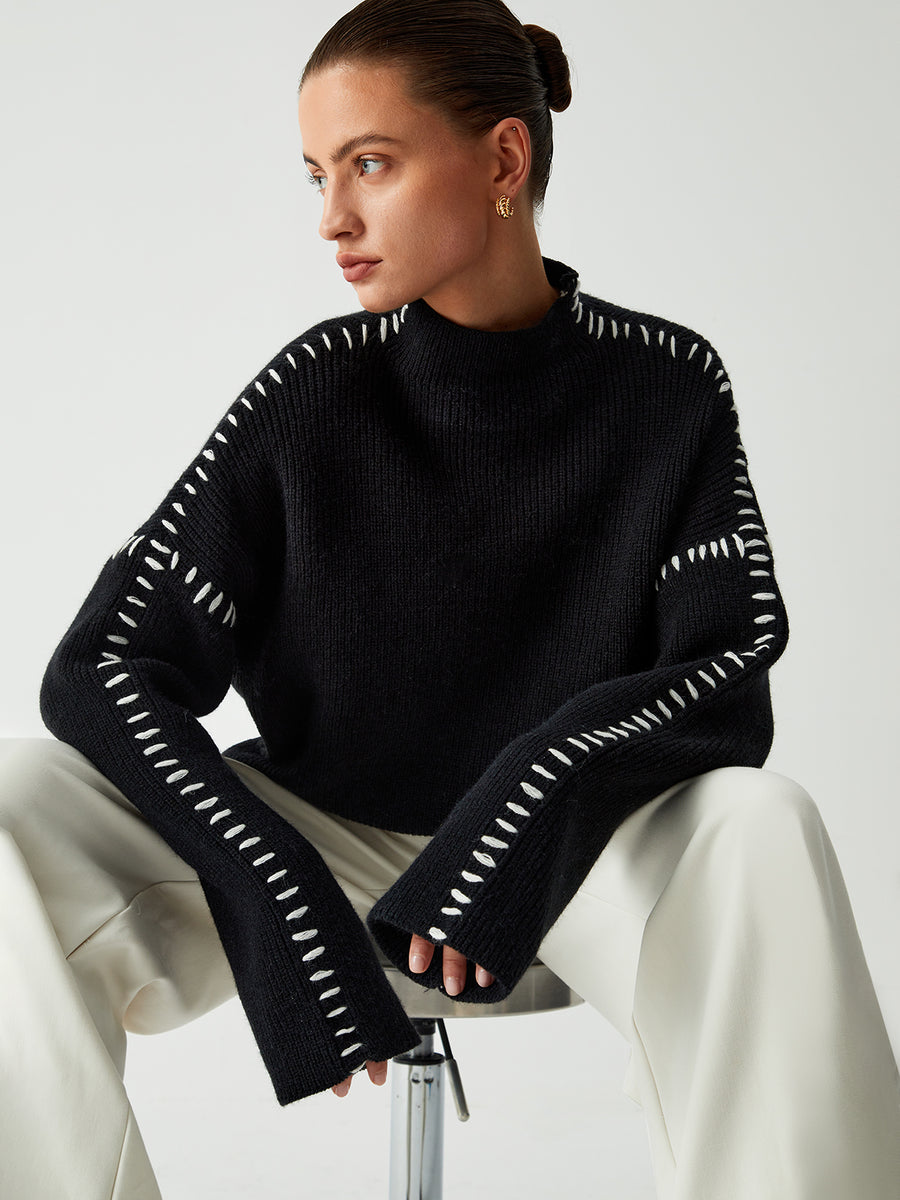 Oversize Turtleneck Sweater