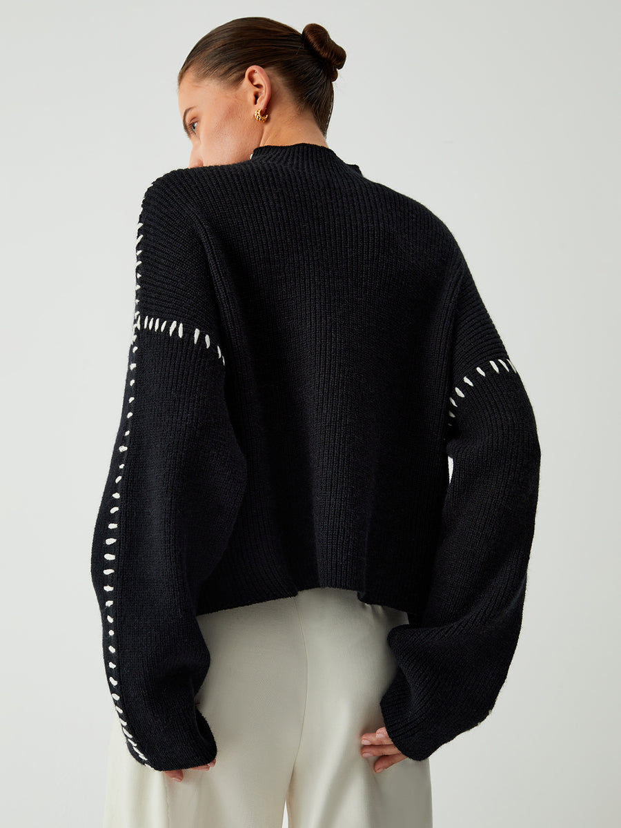 Oversize Turtleneck Sweater