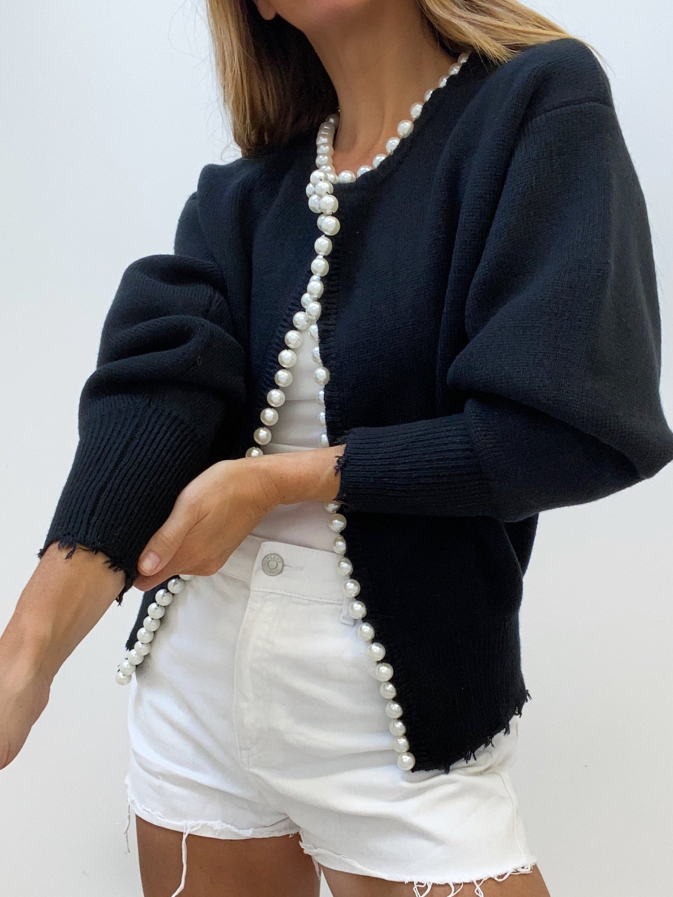 Pearl Edge Sweater Vest