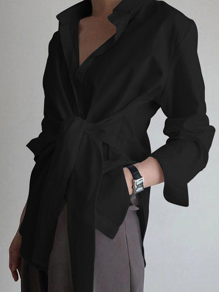 Tied Long Shirt