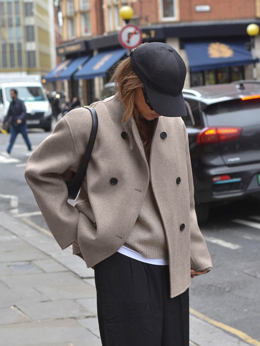 Oversized Buttoned Jacket