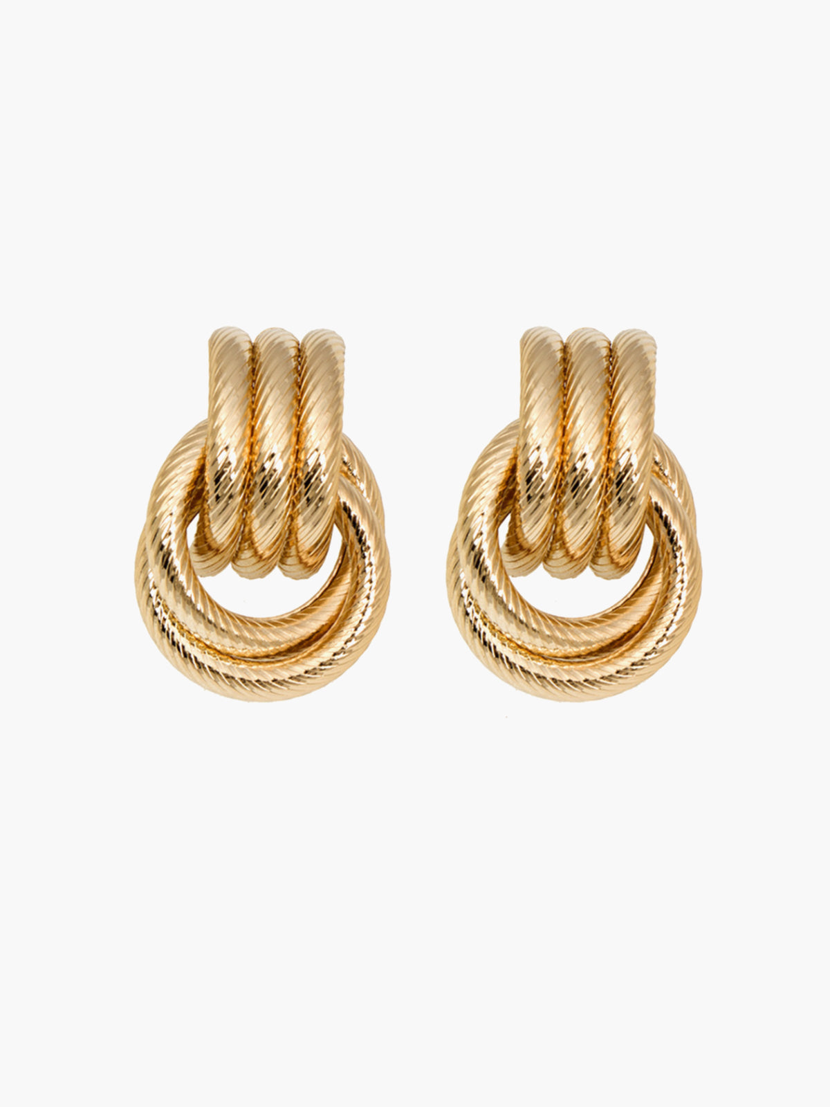 3-Piece Twisted Earrings