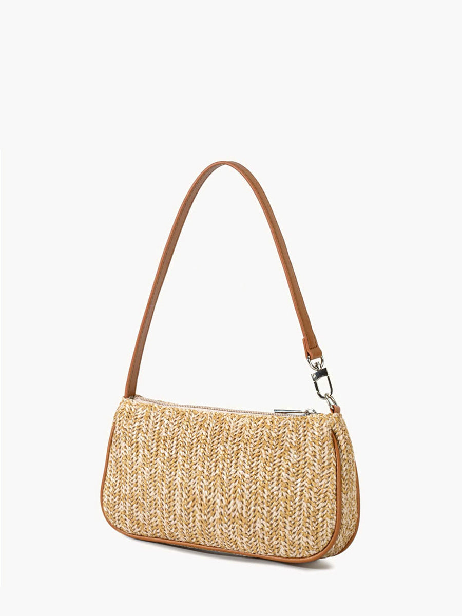 Knitted Textured Shoulder Bag