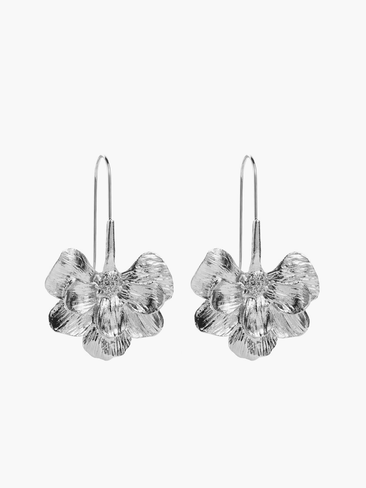 Gold Plated Flower Earrings