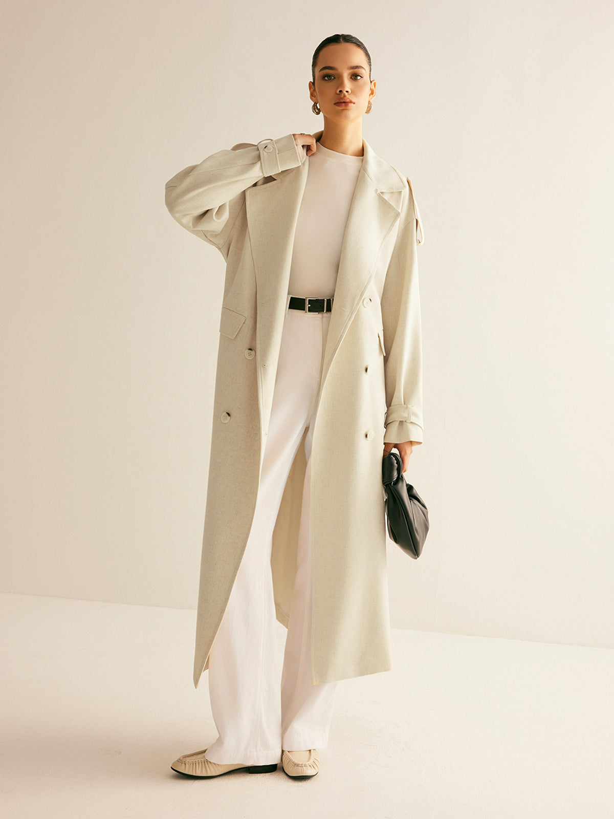 Elegant and Stylish Long Trench Coat