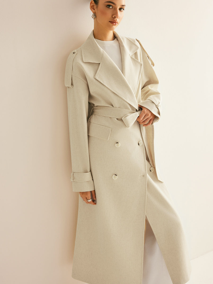 Elegant and Stylish Long Trench Coat