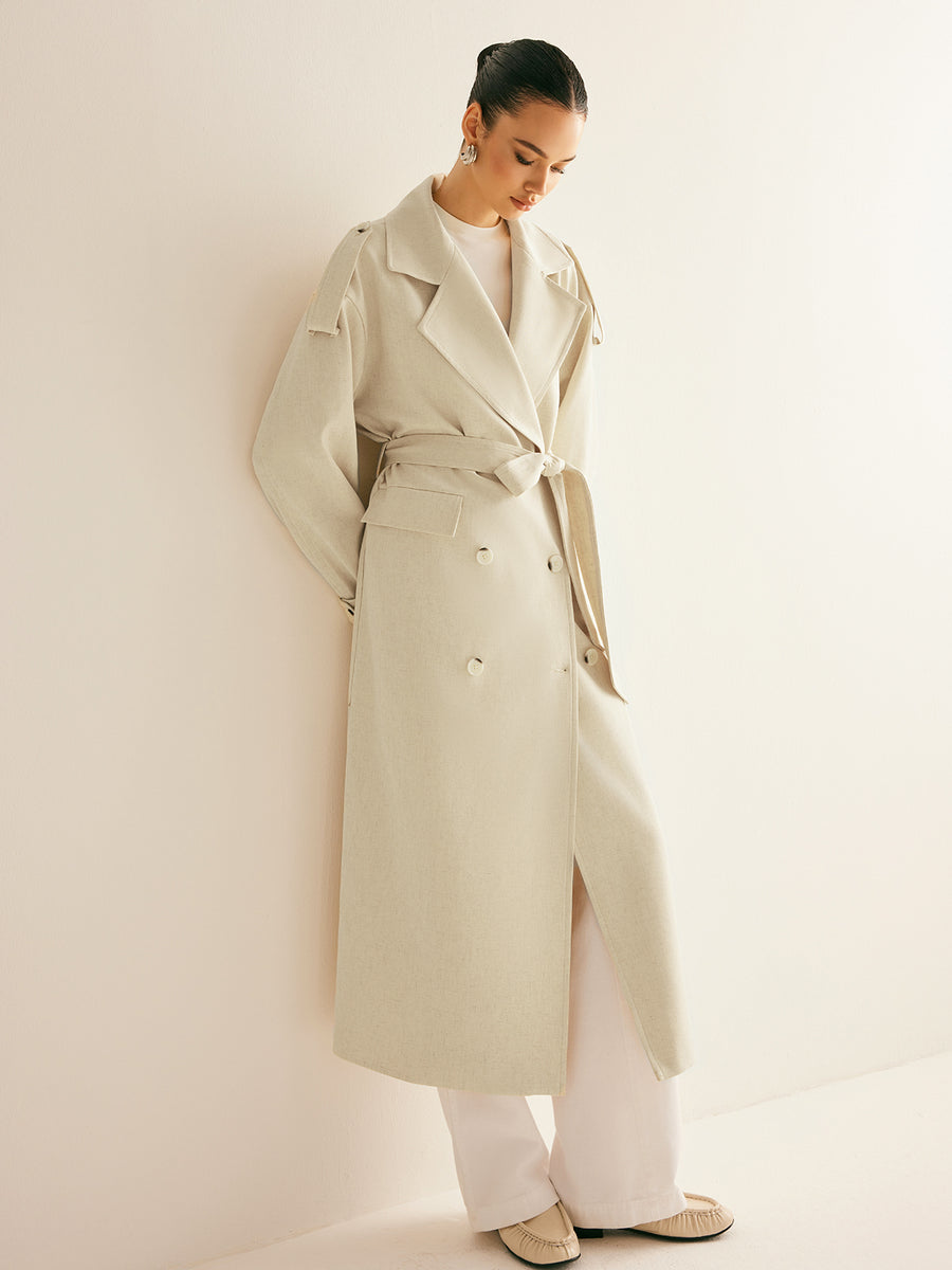 Elegant and Stylish Long Trench Coat