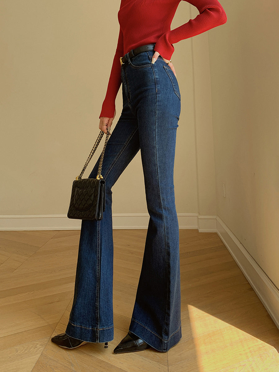 Wide Leg High Waist Jeans