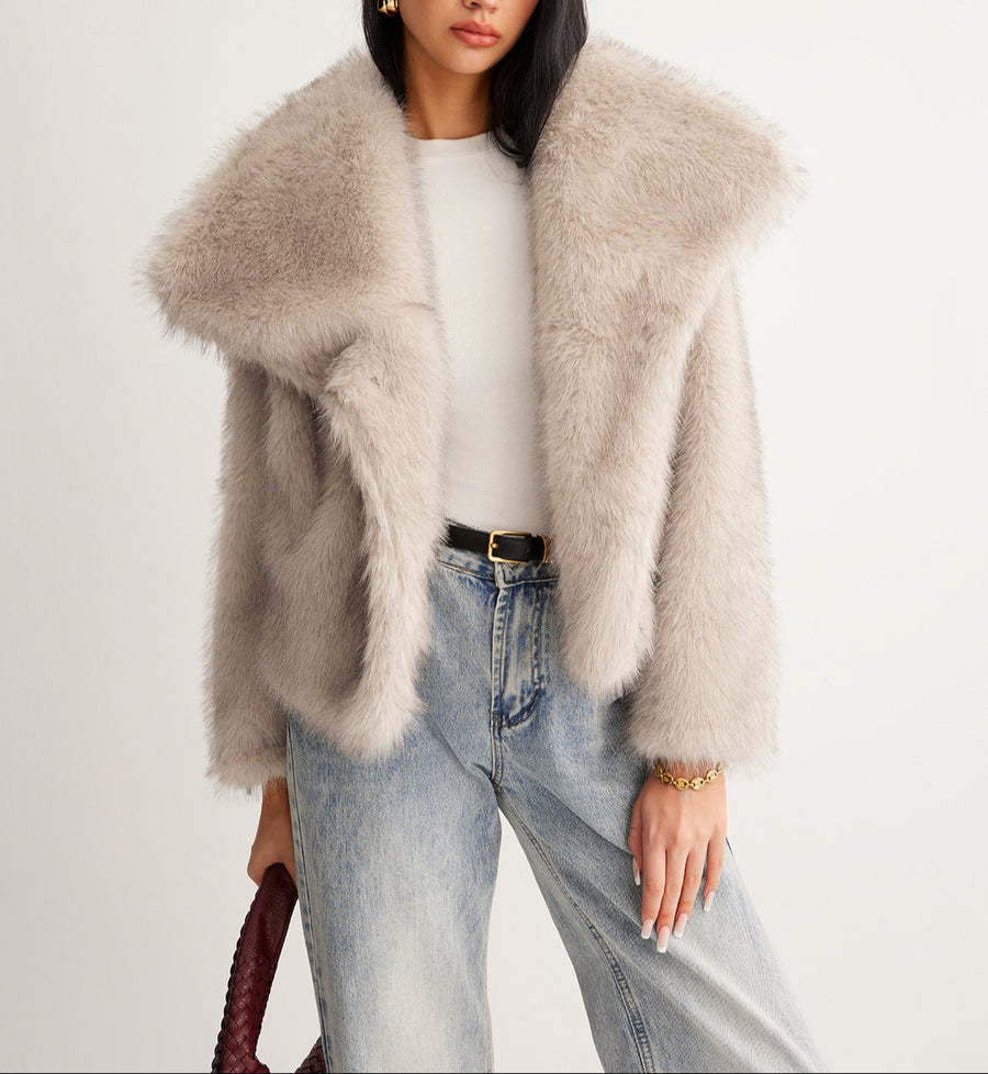 Luxe Haven Faux Fur Coat