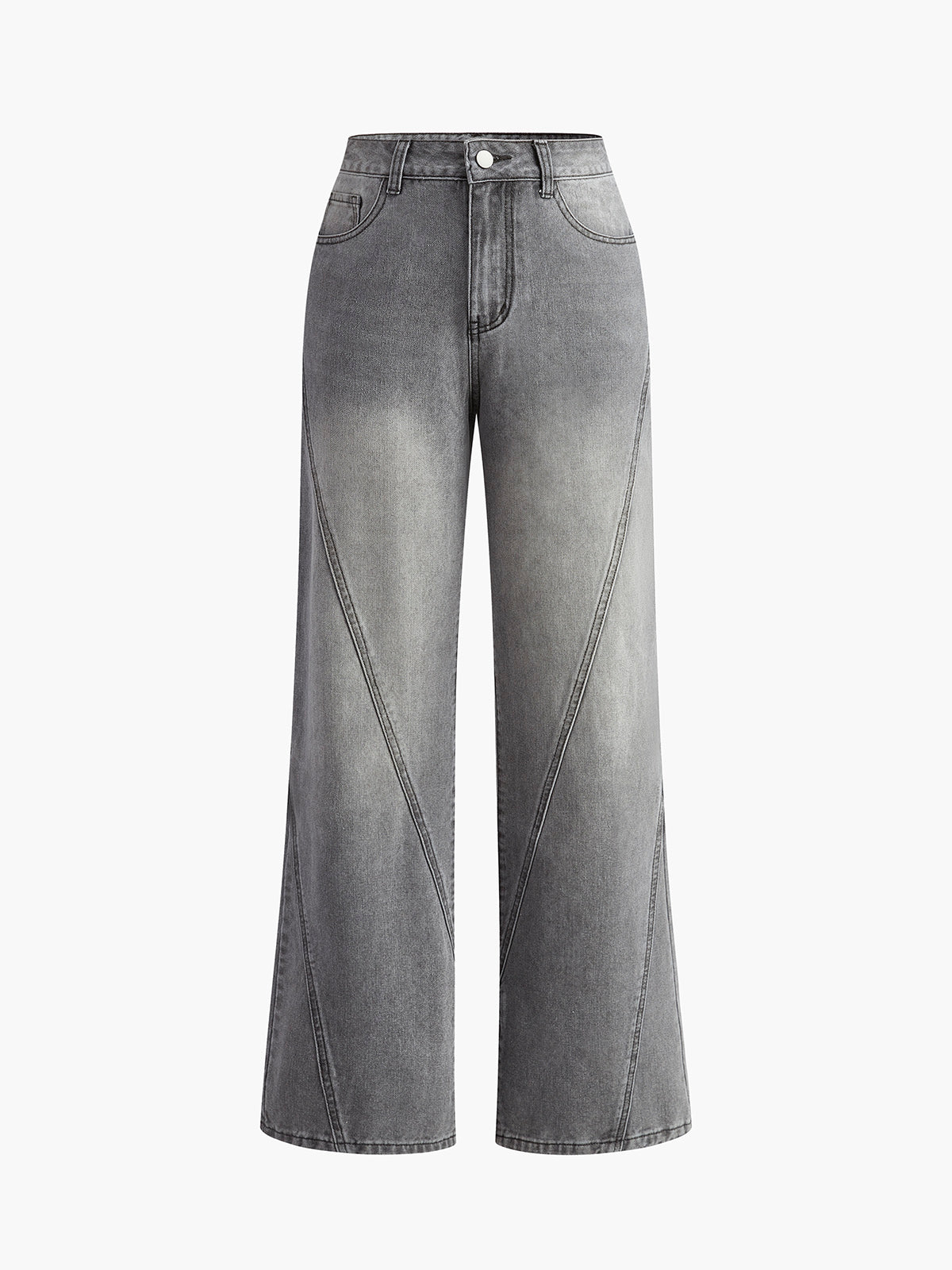 Vintage Denim Straight Leg Trousers