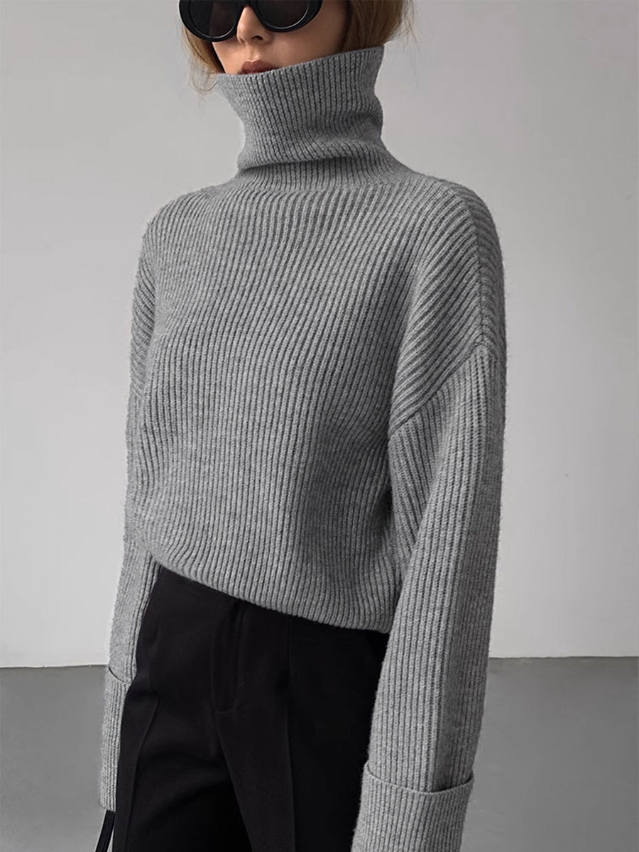 Over Size Turtleneck Sweater