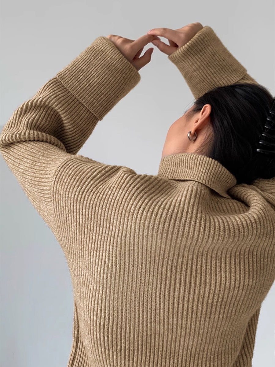 Over Size Turtleneck Sweater