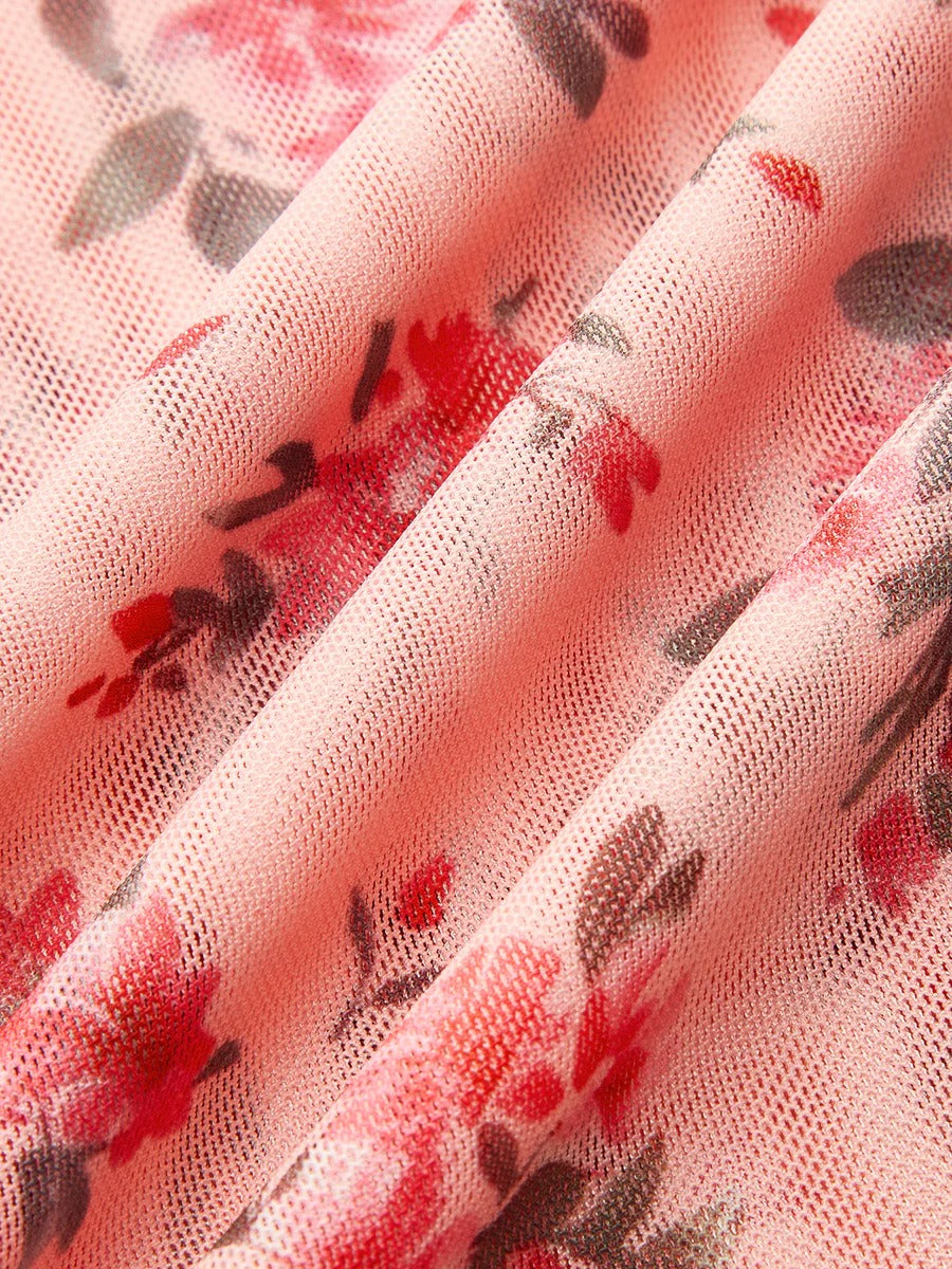 Rosabella Sheer Blossom Dress