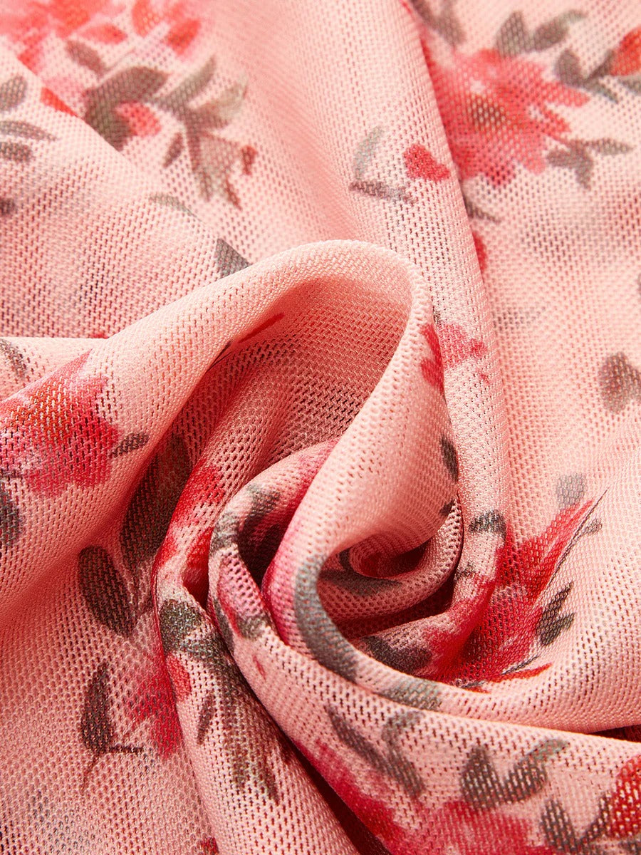 Rosabella Sheer Blossom Dress