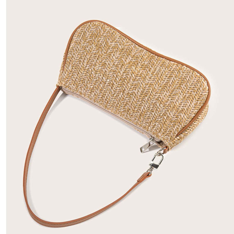 Knitted Textured Shoulder Bag