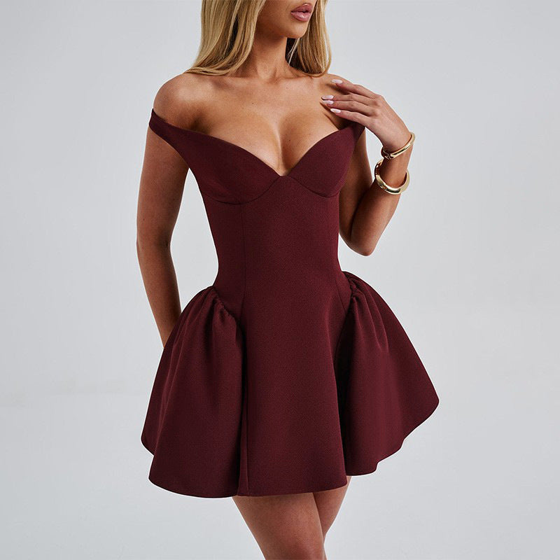 Elegant Off-Shoulder Mini Dress