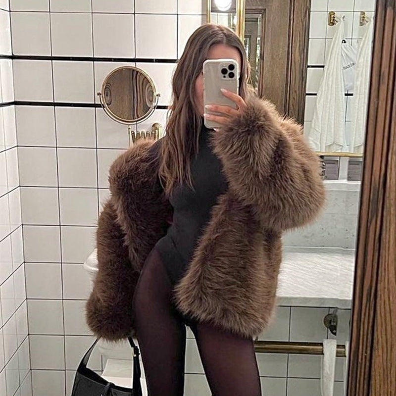 Oversize Fur Coat