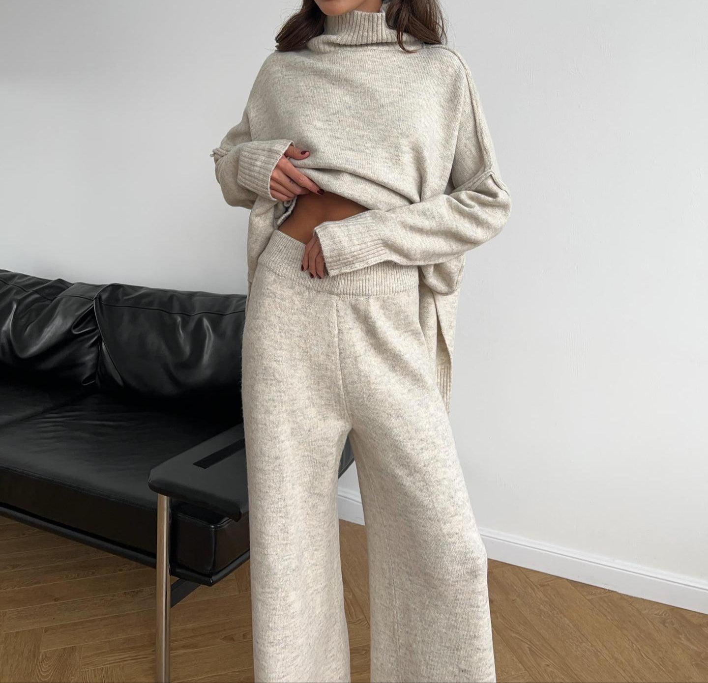 New Season Oversize Knitwear Set