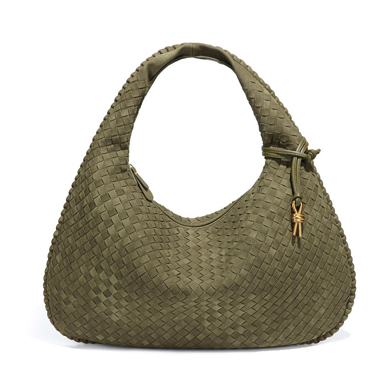 New Season Knitted Suede Bag