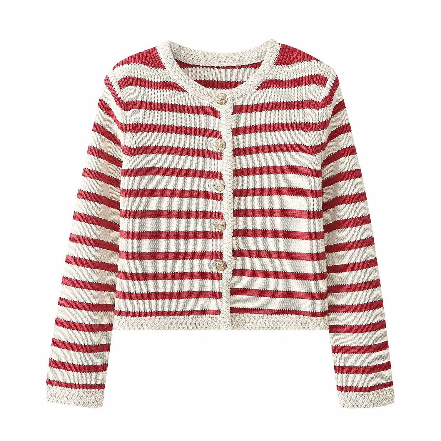 Marina Striped Knit Jacket