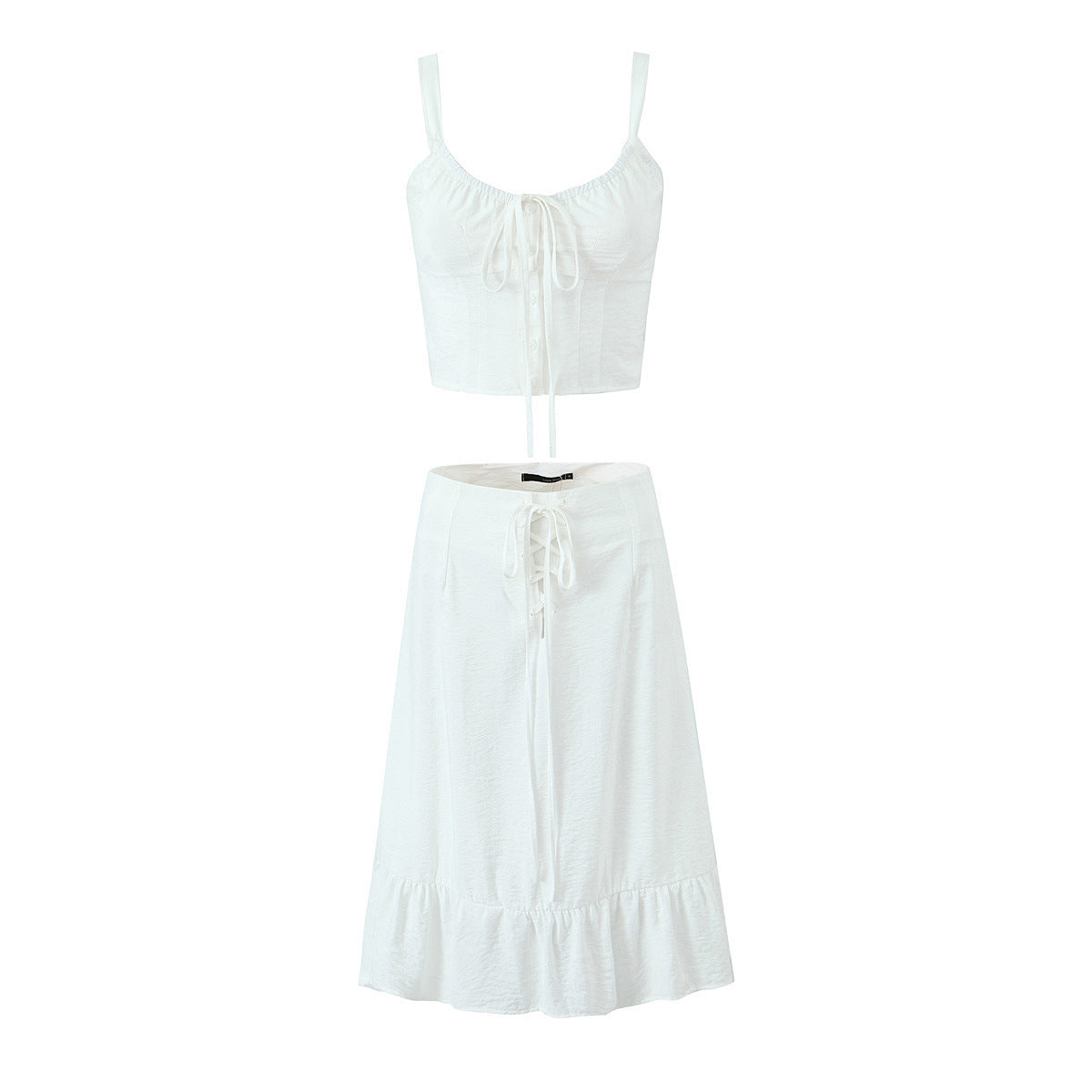 Aesthetic Corset Two Piece Skirt Set