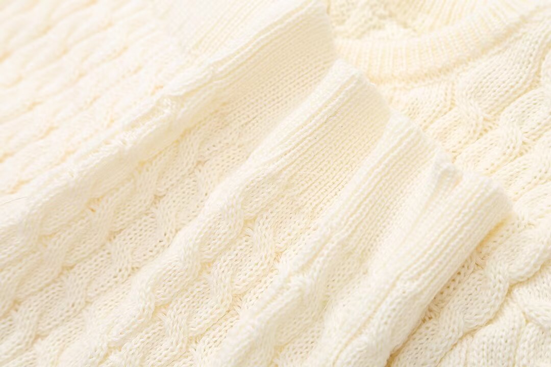 Eleganza Knitted Detail Short Cardigan