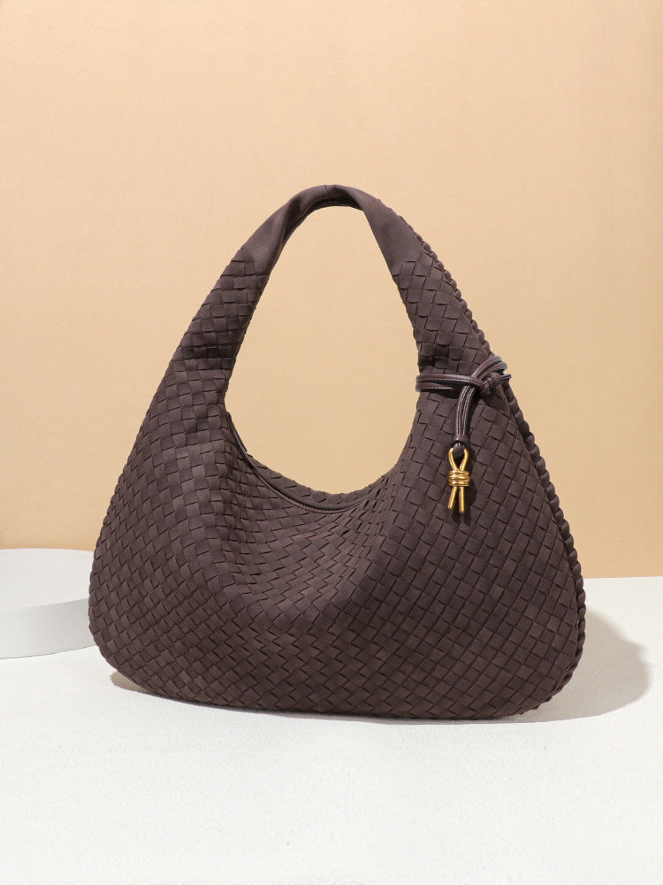 New Season Knitted Suede Bag