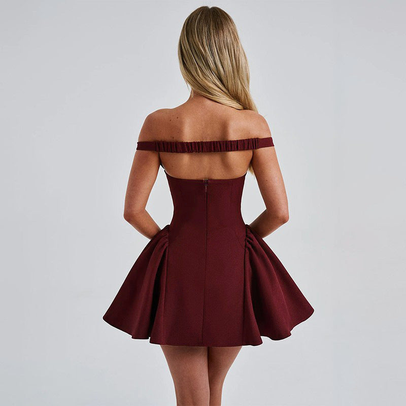 Elegant Off-Shoulder Mini Dress